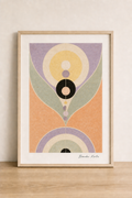 Minimalist abstract art on display