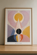 Spiritual abstraction in soft tones